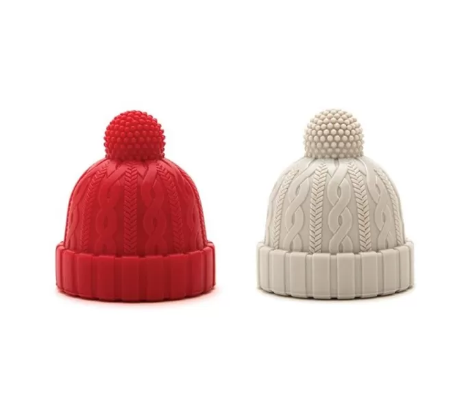 Online ZONE Beanie Red And White