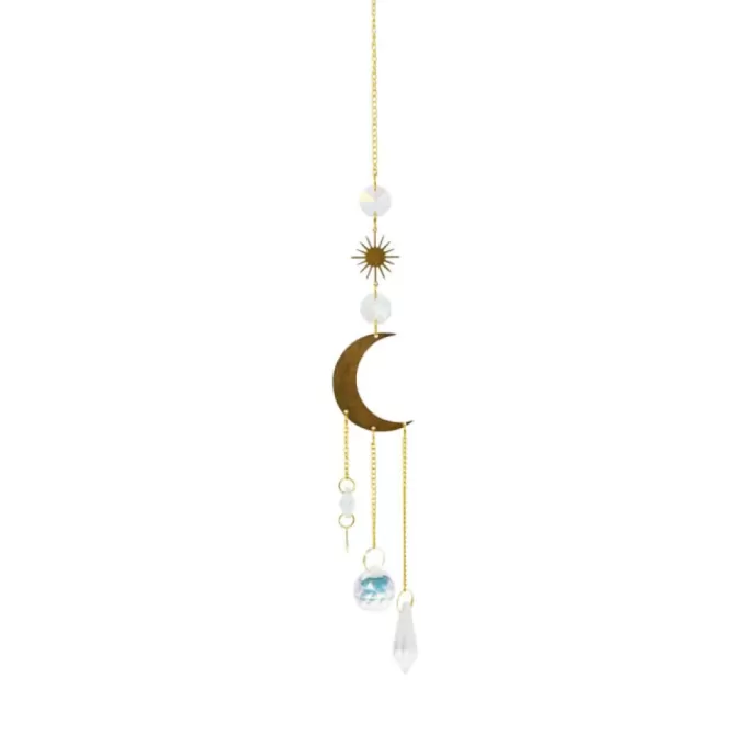 Outlet ZONE Pendentif Lune Gold