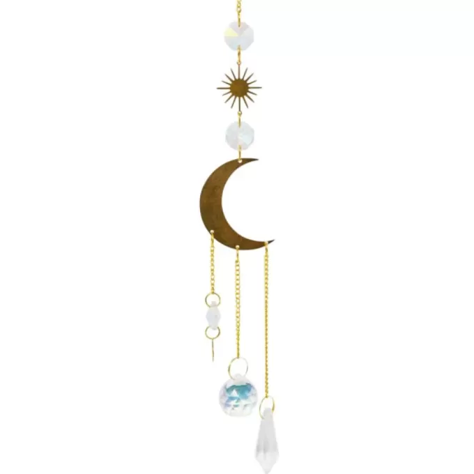 Outlet ZONE Pendentif Lune Gold