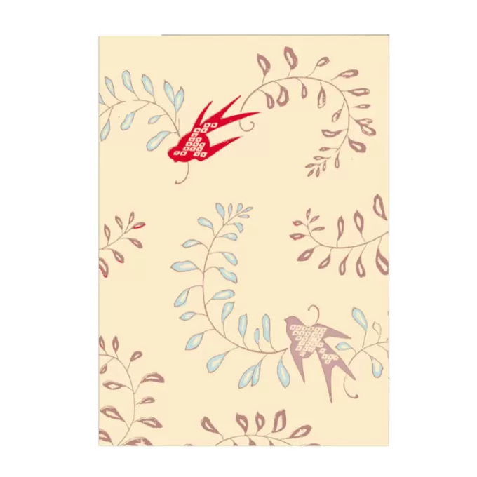 Hot ZONE Petits Oiseaux Red, Blue And Ivory