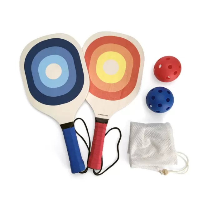 Flash Sale ZONE Pickelball Red, Blue And Natural