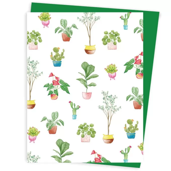 Flash Sale ZONE Plantes Multicolor On White