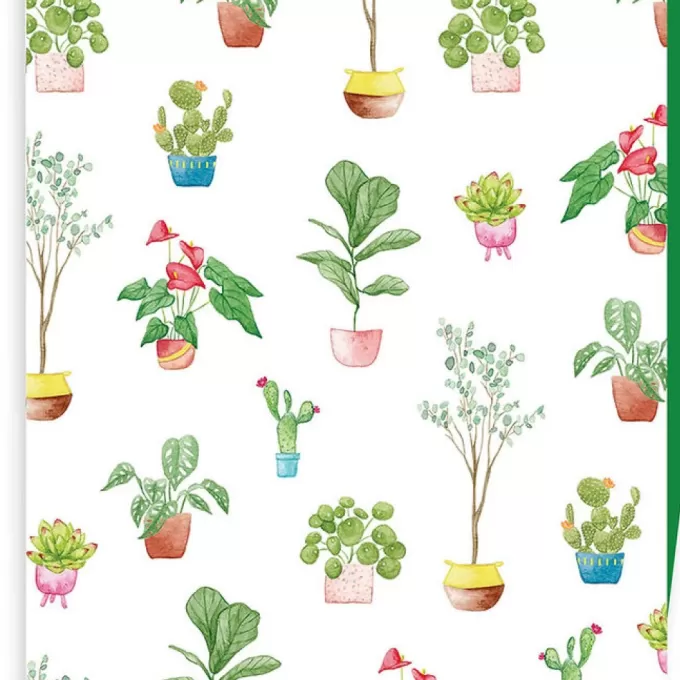 Flash Sale ZONE Plantes Multicolor On White