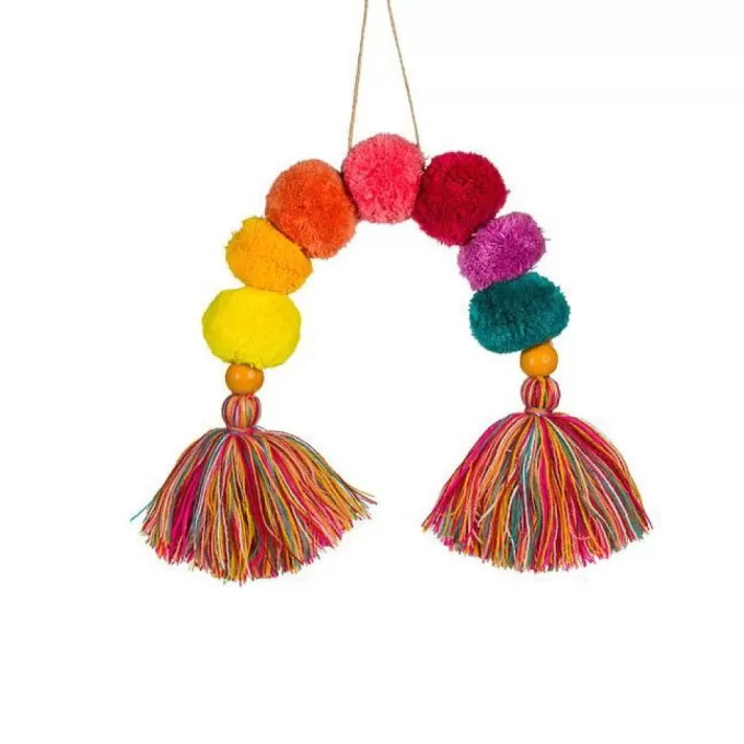 Outlet ZONE Pompon Arc-En-Ciel Multicolor